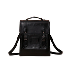 Bolsa Feminina de Couro Legítimo com Acabamento em Cera de Óleo