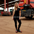 Botas Martin de Couro Bovino de Salto Grosso Estilo Outono para Mulheres