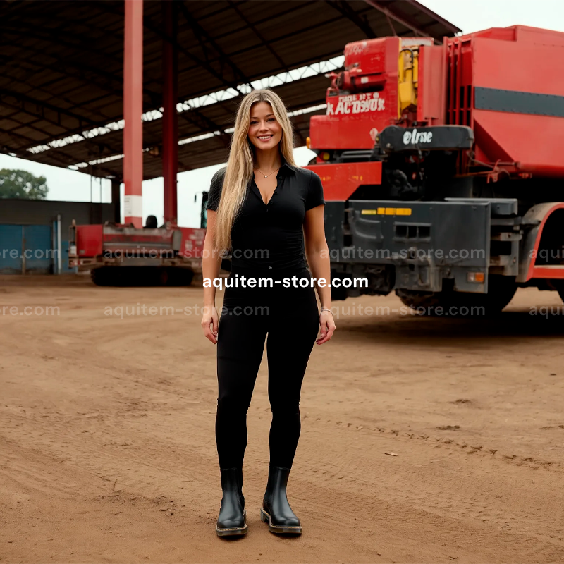 Botas Martin de Couro Bovino de Salto Grosso Estilo Outono para Mulheres