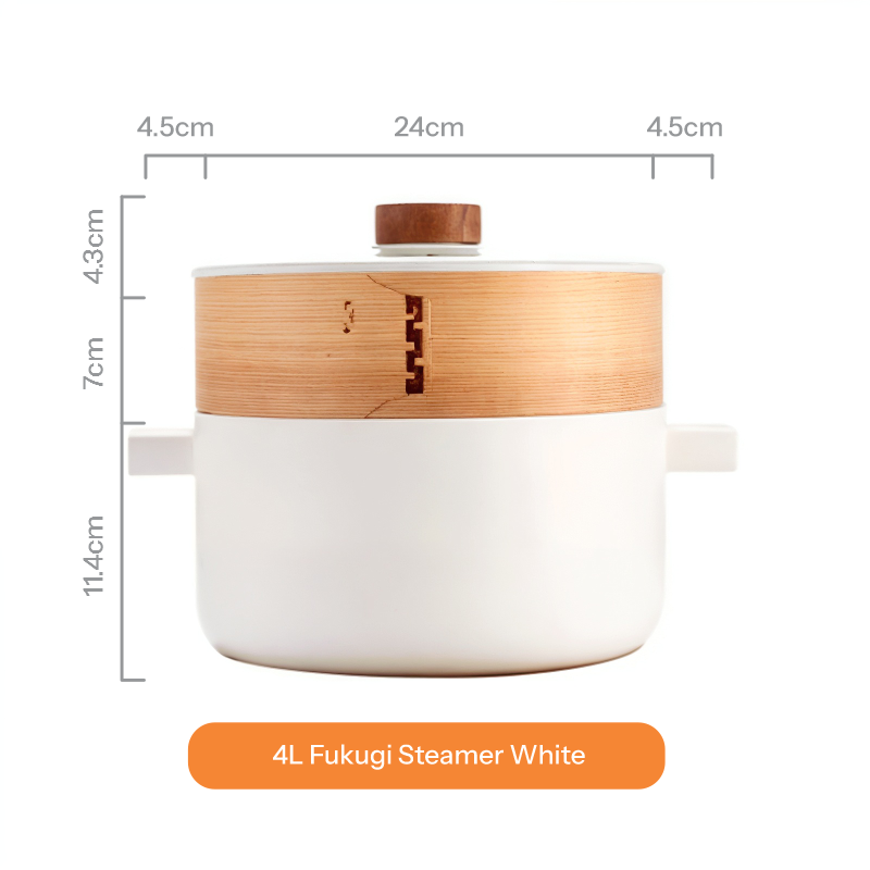 Caçarola de Porcelana de Alta Temperatura Morandi com Vaporizador