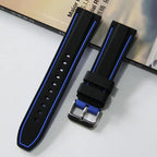 Pulseira de Silicone Bicolor para Atividades Esportivas