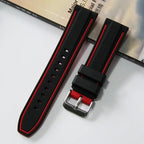 Pulseira de Silicone Bicolor para Atividades Esportivas