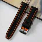 Pulseira de Silicone Bicolor para Atividades Esportivas