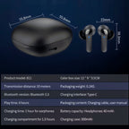 Fones de Ouvido Bluetooth com Tradução Sem Fio