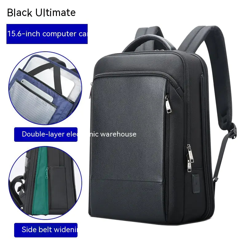 Mochila USB Multifuncional para Homens de Negócios