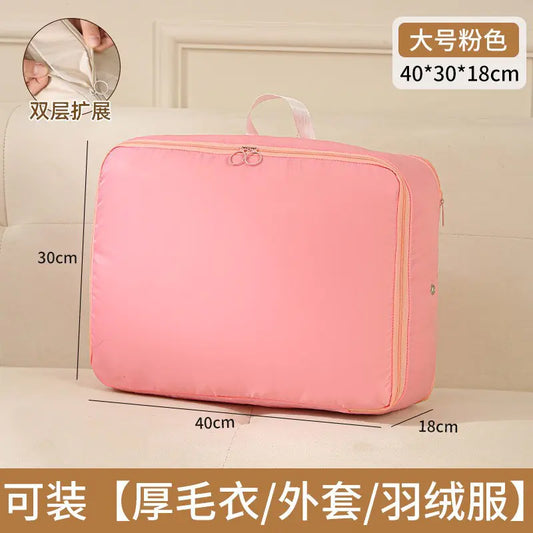 Compact Self-Compressing Travel Bag